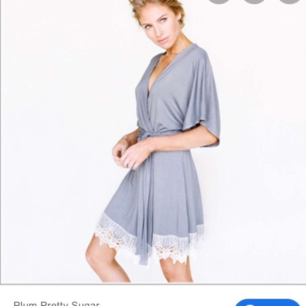 Plum Pretty Sugar You Are Loved Robe (M/L)